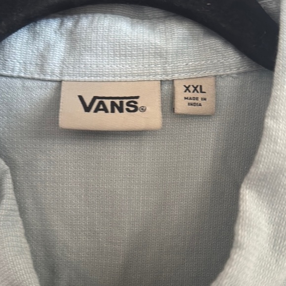 Vans Men's Casual Two-Tone Shirt in Light and Dark Gray - Picture 3 of 5